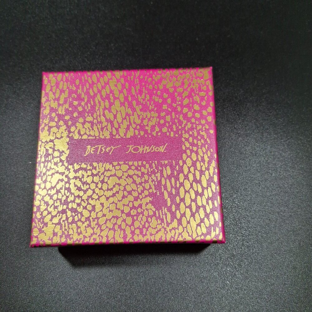 Betsey Johnson Nib Large Snowflake And Hearts Pin… - image 2